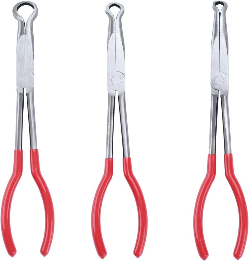 MFBJXC 3 Pieces 11'' Long Nose Pliers Set, Cricle Plier O-shape Tip Craft Repairing Tool(0.2/0.5/0.7in) - Image 1